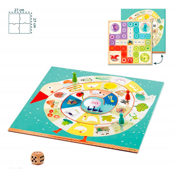 Maletín Juego de la Oca y Caballos Para Pequeños Djeco