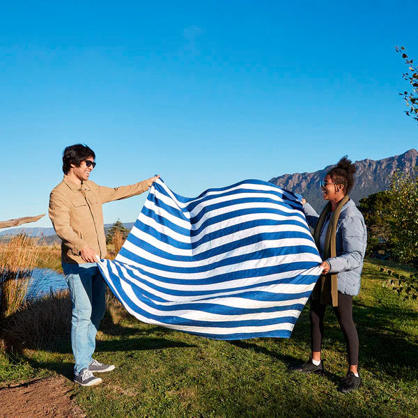 Manta Picnic Playa Impermeable Dock & Bay Navy Blue L