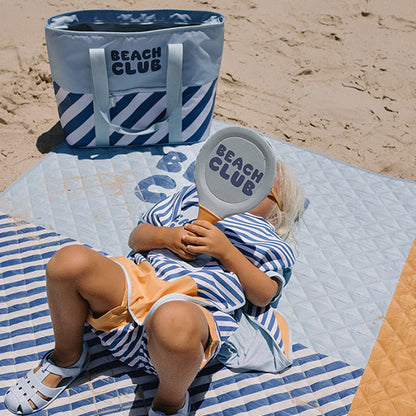 Manta Picnic Playa Rayas Azules Monneka
