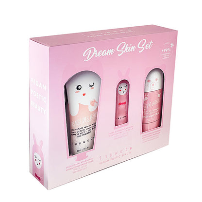 Mascarilla Facial Stick Cereza + Crema Manos + Bálsamo Labial Fresa