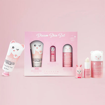 Mascarilla Facial Stick Cereza + Crema Manos + Bálsamo Labial Fresa