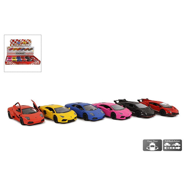 Matte Lamborghini Coche Juguete Pullback