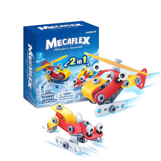 Mecaflex Helicóptero Y Moto Nieve Miniland