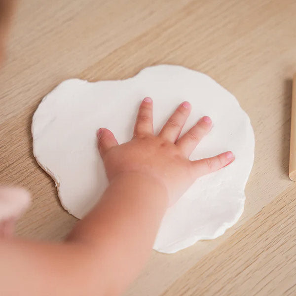 Medallón Huella de Recuerdo de Madera