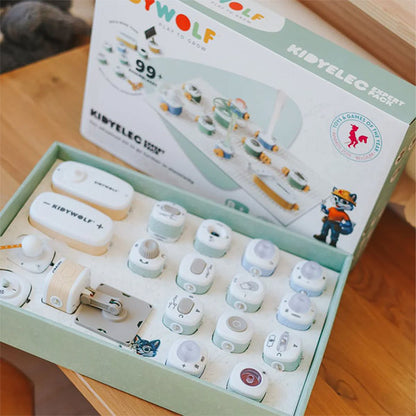 Mi Primer Kit Eléctrico Kidywolf Avanzado 18 Piezas Kidyelec