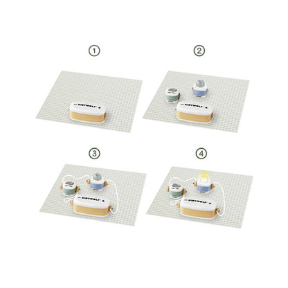 Mi Primer Kit Eléctrico Kidywolf Iniciación 11 Piezas Kidyelec