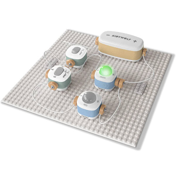 Mi Primer Kit Eléctrico Kidywolf Iniciación 11 Piezas Kidyelec