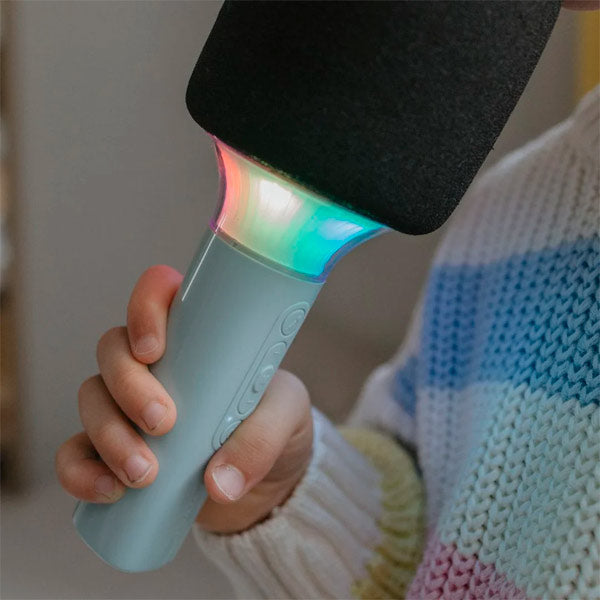 Micrófono KidyMic para niños Verde con luz