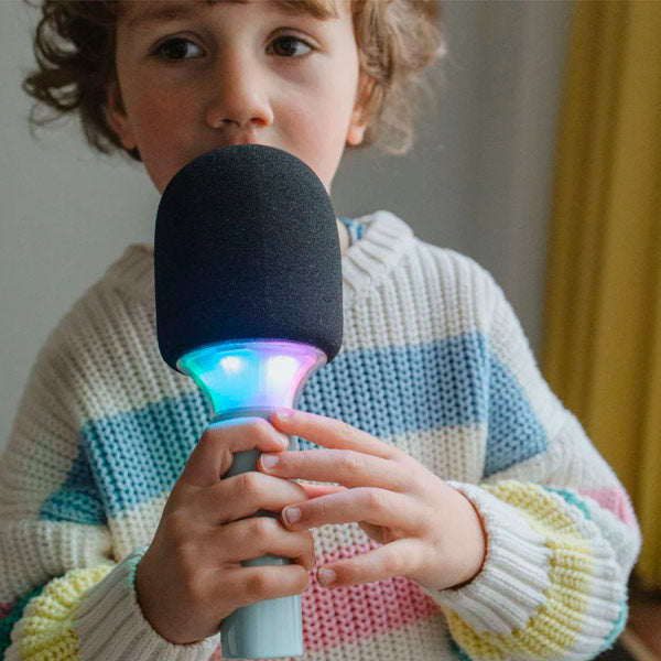 Micrófono KidyMic para niños Verde con luz