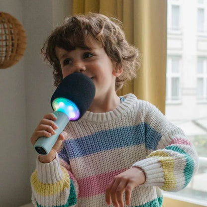 Micrófono KidyMic para niños Verde con luz