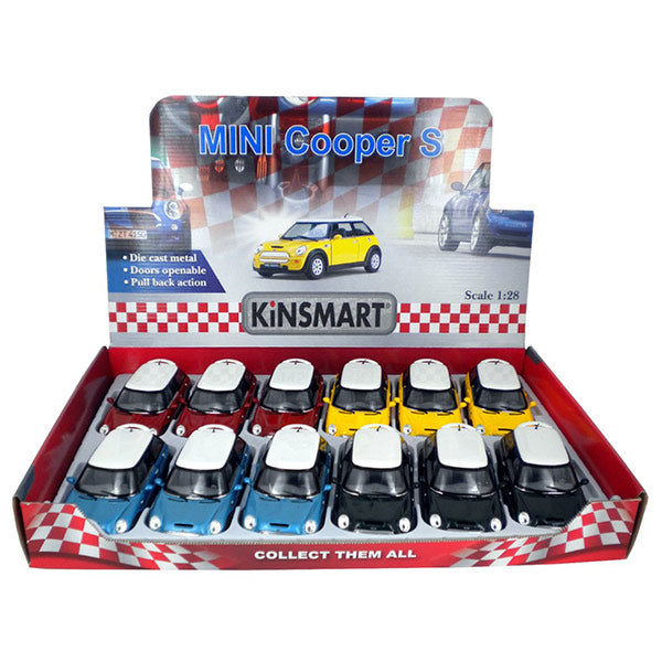 Mini Cooper S Coche Juguete Pullback