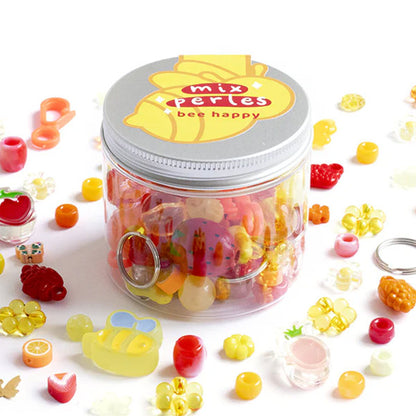 Mix Perlas Abalorios Bee Happy Para Pulseras Colgantes Llaveros