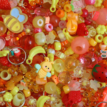 Mix Perlas Abalorios Bee Happy Para Pulseras Colgantes Llaveros