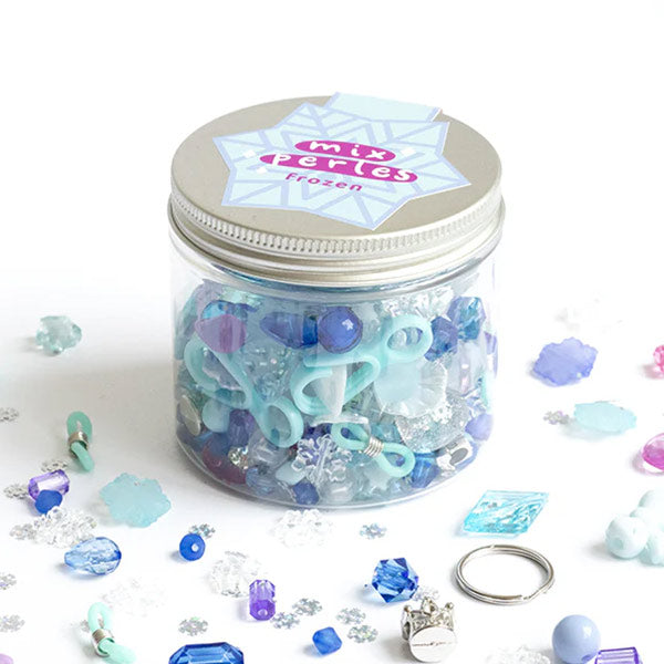 Mix Perlas Abalorios Frozen Para Pulseras Colgantes Llaveros