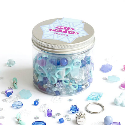 Mix Perlas Abalorios Frozen Para Pulseras Colgantes Llaveros