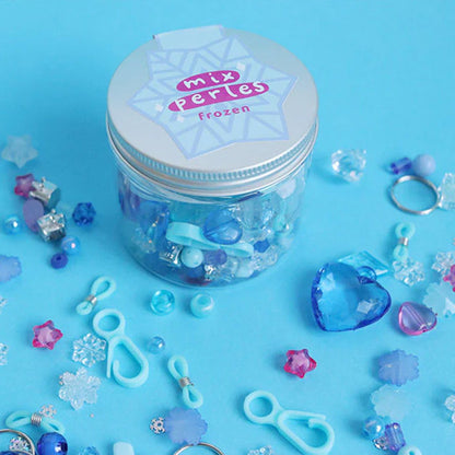 Mix Perlas Abalorios Frozen Para Pulseras Colgantes Llaveros