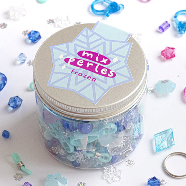 Mix Perlas Abalorios Frozen Para Pulseras Colgantes Llaveros