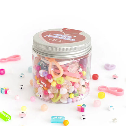 Mix Perlas Abalorios Girl Power Para Pulseras Colgantes Llaveros