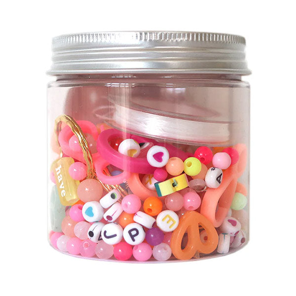 Mix Perlas Abalorios Girl Power Para Pulseras Colgantes Llaveros