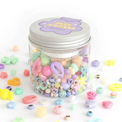 Mix Perlas Abalorios Pastel Para Pulseras Colgantes Llaveros
