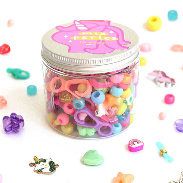 Mix Perlas Abalorios Unicornios Para Pulseras Colgantes Llaveros