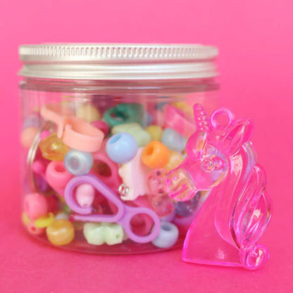 Mix Perlas Abalorios Unicornios Para Pulseras Colgantes Llaveros