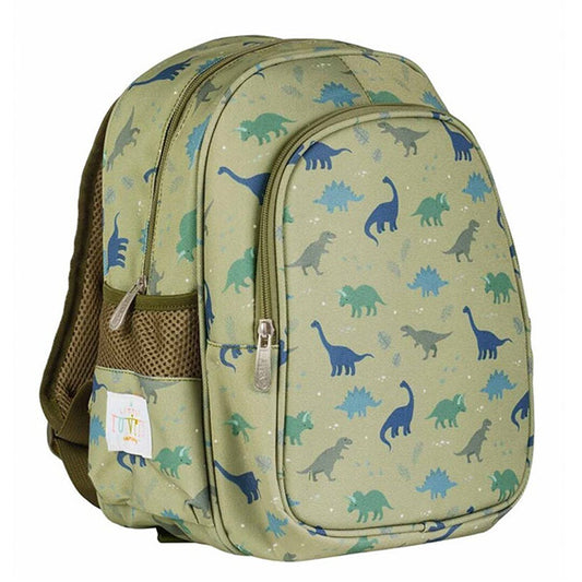 Mochila Con Bolsillo Térmico Dinosaurios