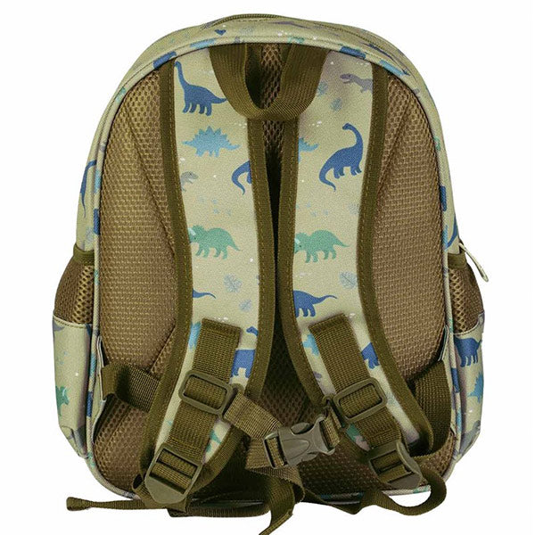Mochila Con Bolsillo Térmico Dinosaurios