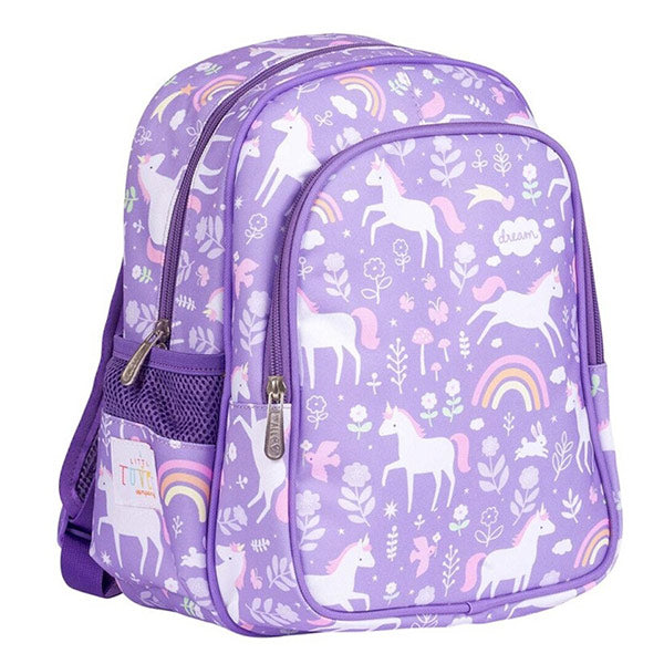 Mochila Con Bolsillo Térmico Unicornios