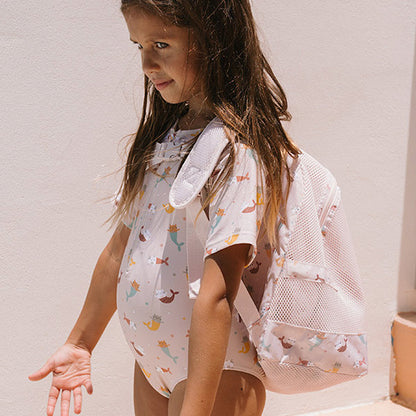 Mochila Infantil Antiarena Gatos Sirena Monneka