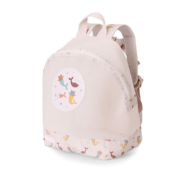 Mochila Infantil Antiarena Gatos Sirena Monneka