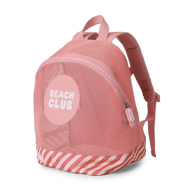 Mochila Infantil Antiarena Rayas Rosas Monneka