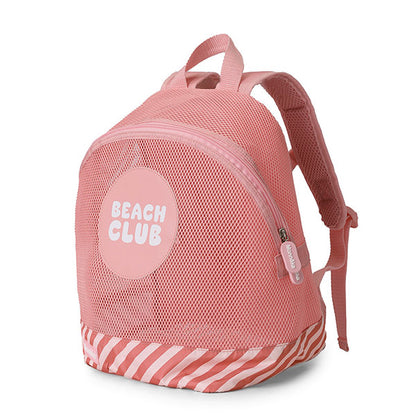 Mochila Infantil Antiarena Rayas Rosas Monneka