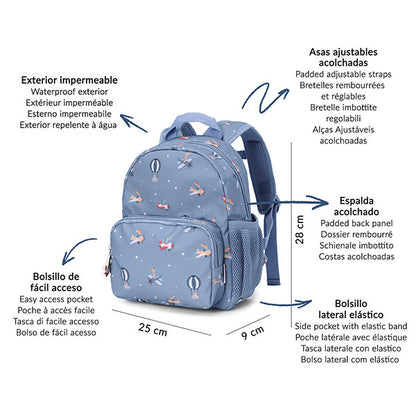 Mochila Infantil Planes Tutete