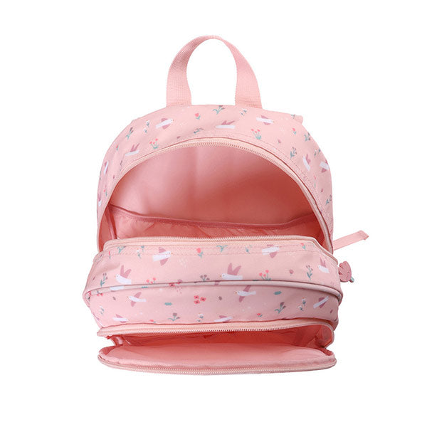 Mochila Mediana Blossom Birds + Llavero Tutete