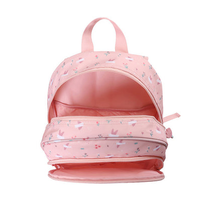 Mochila Mediana Blossom Birds + Llavero Tutete