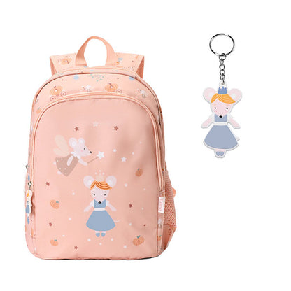 Mochila Mediana Mouse Fairies + Llavero Tutete