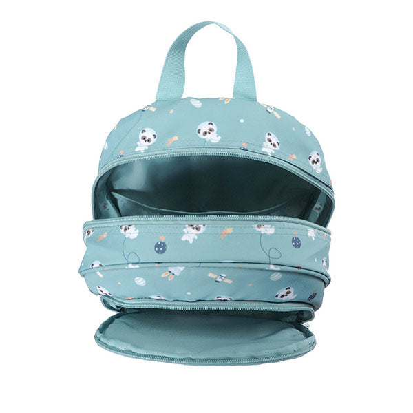 Mochila Mediana Pandas in Space + Llavero Tutete