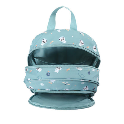 Mochila Mediana Pandas in Space + Llavero Tutete
