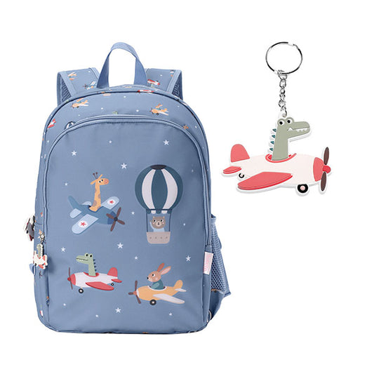 Mochila Mediana Planes + Llavero Tutete