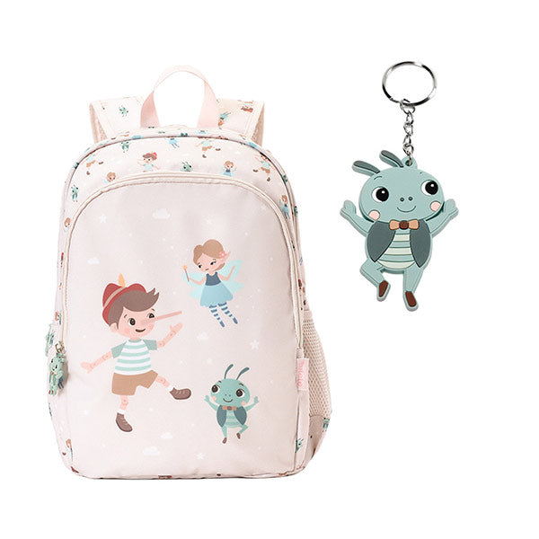 Mochila Mediana The Wooden Boy + Llavero Tutete