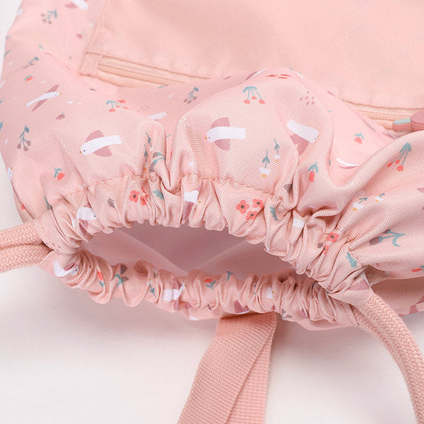 Mochila Saco Impermeable Blossom Birds Tutete