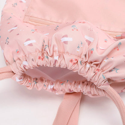 Mochila Saco Impermeable Blossom Birds Tutete