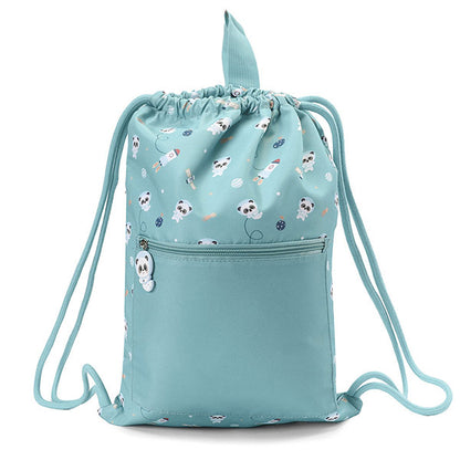 Mochila Saco Impermeable Pandas in Space Tutete