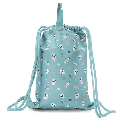 Mochila Saco Impermeable Pandas in Space Tutete