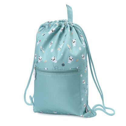 Mochila Saco Impermeable Pandas in Space Tutete