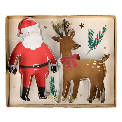 Moldes Para Galletas De Papá Noel Y Reno Meri Meri