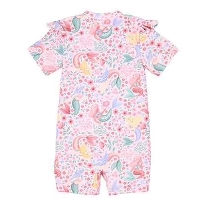 Mono Baño Manga Corta Protección Soalr Mermaid Little Dutch