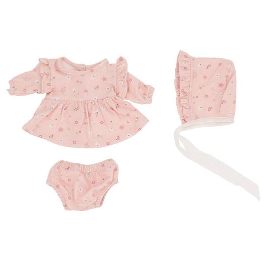 Muñeco Helena con Vestido y Gorrito Pink Flowers