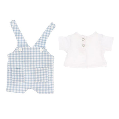 Muñeco Mateo con Peto Vichy Azul